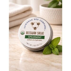 NWT Savannah Bee Company Beeswax Salve Spearmint
